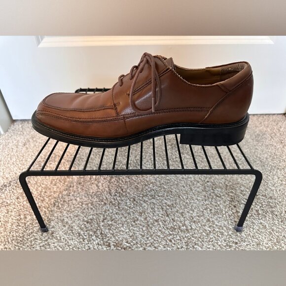 Dockers Men’s Brown Leather Dress Shoes – All Motion Comfort (10M) - Picture 3 of 13